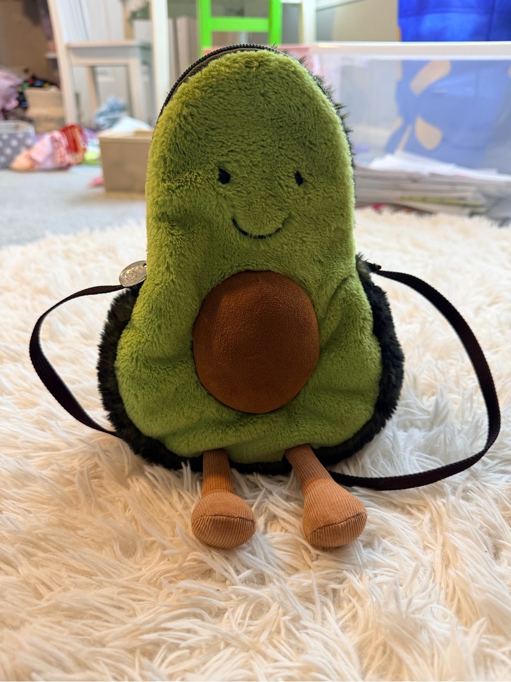 Jellycat Plush Avocado Kids crossbody bag